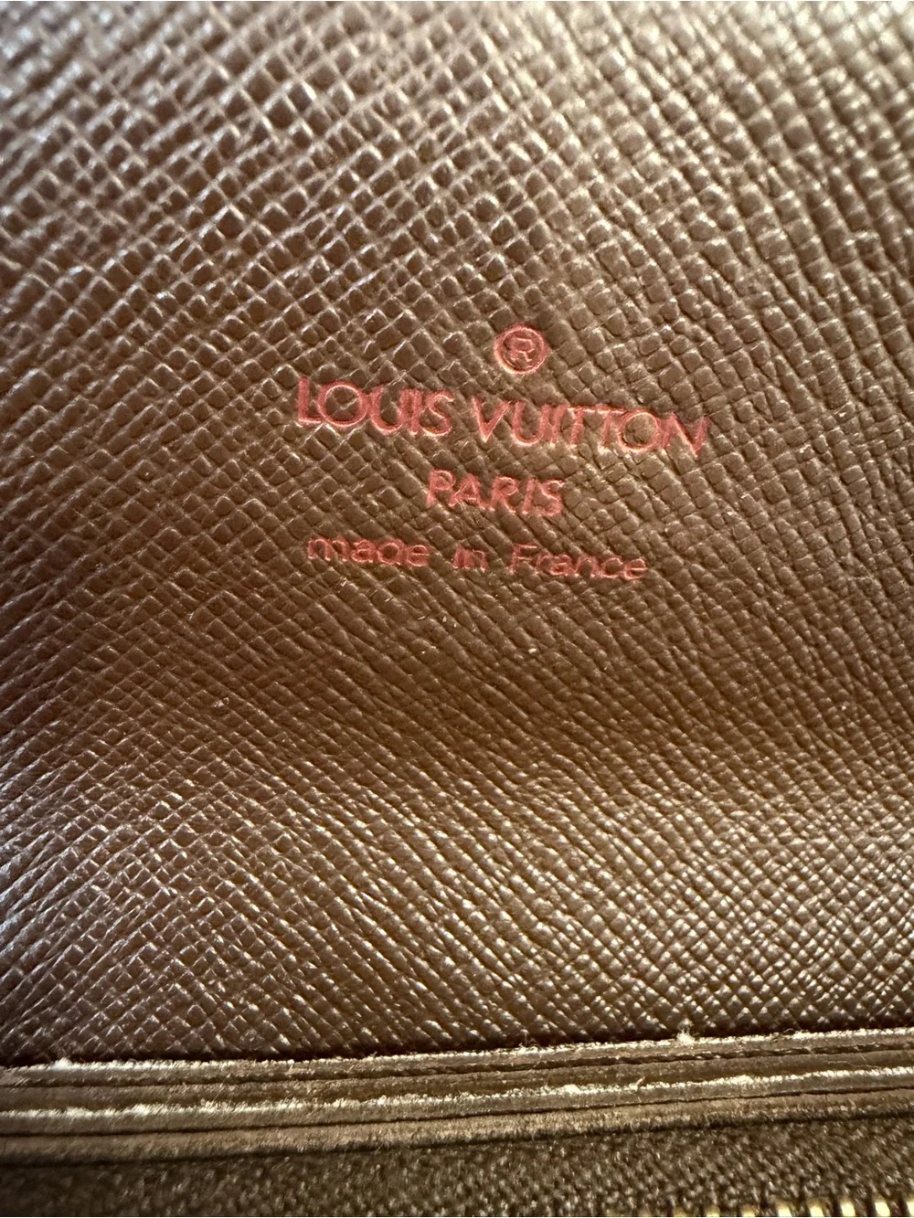 Louis Vuitton Brown Damier Ebene Wallet w/D-Ring & *Unbranded Chain Wristlet